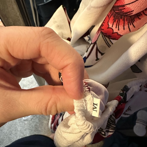 Lace top romper flowy short bottoms - Picture 2 of 4